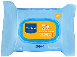 Парфумерія, косметика Вологі серветки після засмаги - Mustela Bebe After Sun Wipes