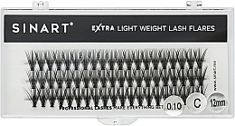 Парфумерія, косметика Пучкові вії, 12 мм - Sinart Eye Lashes Pro 10C