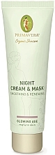 Розгладжувальна та оновлювальна крем-маска- Primavera Glowing Age Smoothing & Renewing Night Cream & Mask — фото N2