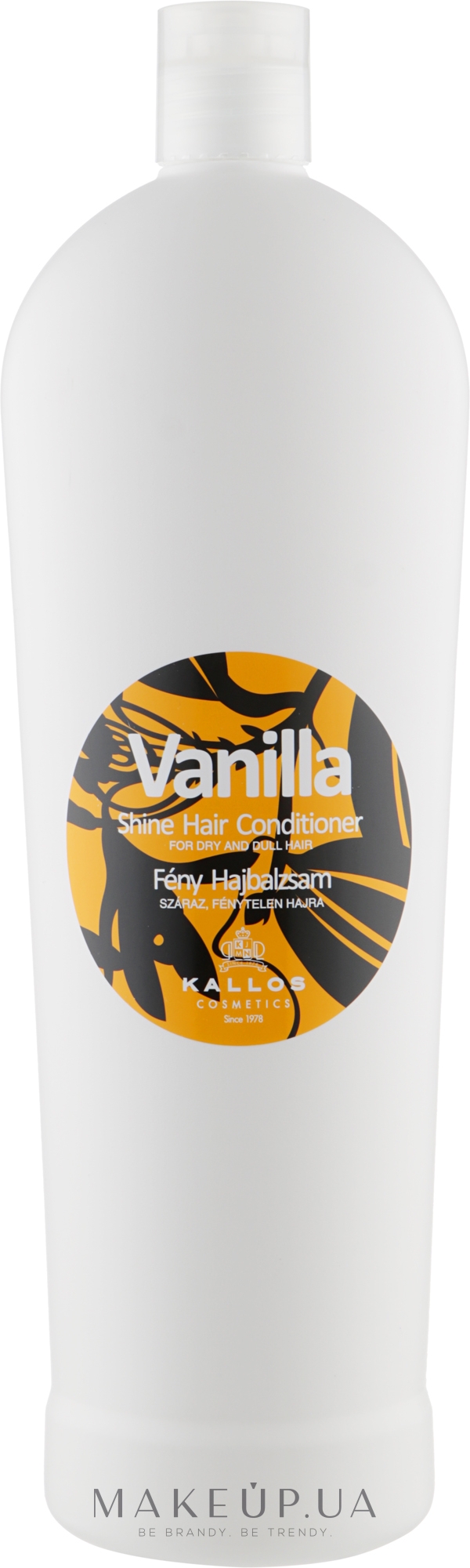 Кондиционер для сухих и тусклых волос "Ваниль" - Kallos Cosmetics Vanilia Condition — фото 1000ml