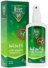 Дитячий спрей від комарів - Relec Child +12 Months Mosquito Repellent Spray — фото N1