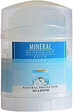 Парфумерія, косметика Мінеральний дезодорант "Кристал-ДеоНат", чистий (калієві квасци), плоский, викручується - Deonat Natural Mineral Deodorant Stic Potassium Salt 
