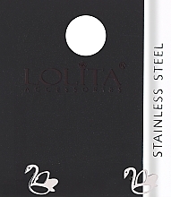 Серьги женские, лебеди, серебро - Lolita Accessories — фото N1