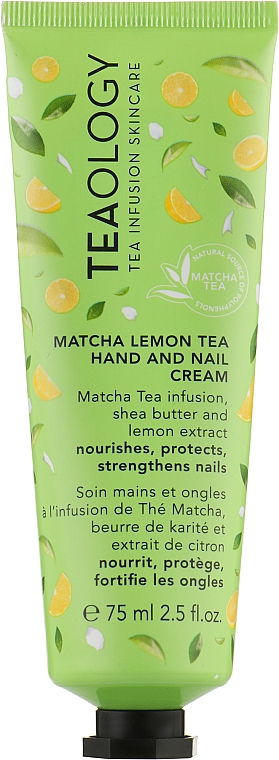 Крем для рук і нігтів - Teaology Matcha Tea Hand And Nail Cream — фото N1