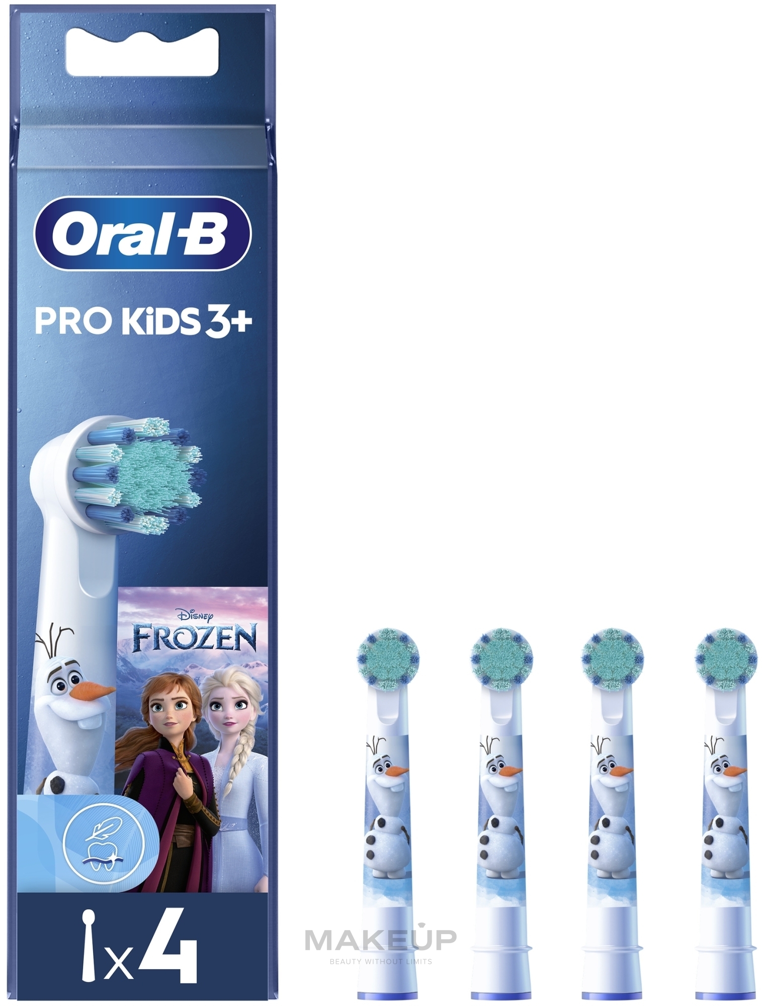 Змінна насадка для електричної зубної щітки, 4 шт. - Oral-B Kids Frozen II — фото 4шт