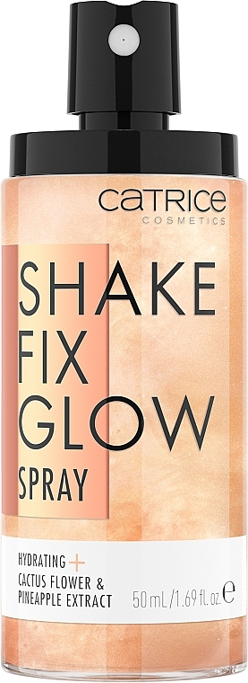 Фиксирующий спрей - Catrice Fixing Spray Shake Fix Glow — фото N2
