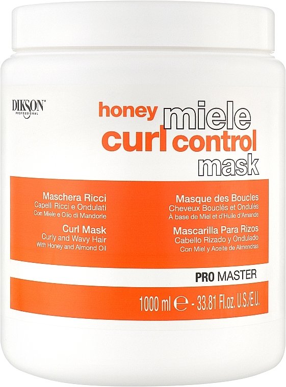 Медовая маска для вьющихся волос - Dikson Honey Miele Curl Control Mask — фото N1