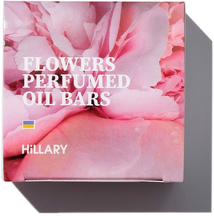 Твердое парфюмированное масло для тела - Hillary Perfumed Oil Bars Flowers 