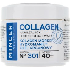 Парфумерія, косметика Зволожувальний крем для обличчя 40+ №301 - Mincer Pharma Collagen