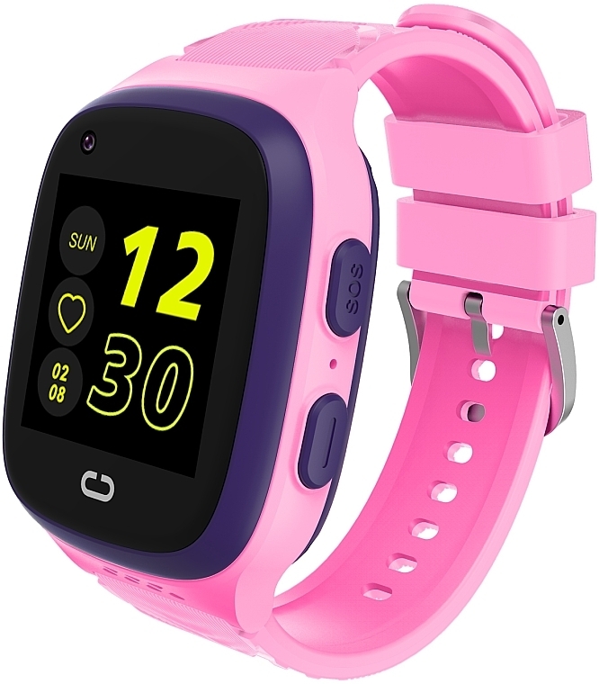 Смарт-часы для детей, розовые - Garett Smartwatch Kids Rock 4G RT — фото N1