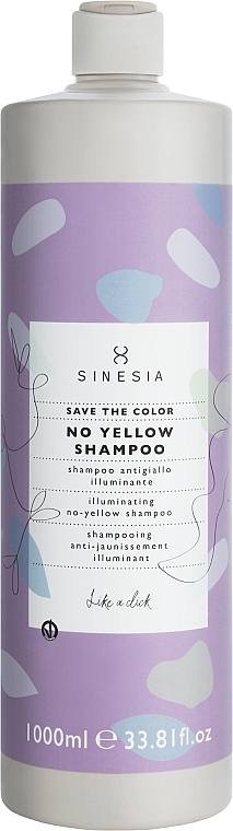 Шампунь від жовтизни з ефектом блиску - Sinesia Save The Color No Yellow Shampoo  — фото N2