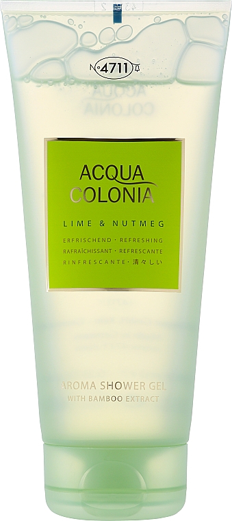 Maurer & Wirtz 4711 Aqua Colognia Lime & Nutmeg - Гель для душу — фото N2