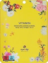 Парфумерія, косметика Тканинна вітамінна маска для обличчя - Eyenlip Moisture Essence Mask Vitamin