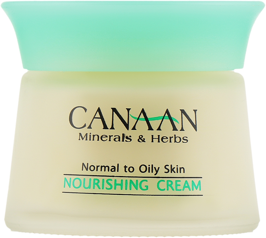 Питательный крем для нормальной и жирной кожи - Canaan Minerals & Herbs Nourishing Facial Cream Normal to Oily Skin