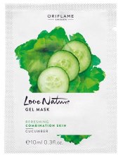 Увлажняющая маска для лица "Огурец" - Oriflame Love Nature Gel Mask — фото N1