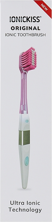 Ионная зубная щетка, очень мягкой жесткости, розовая - Ionickiss Ultra Soft