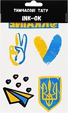 Тимчасове тату "Мінісет Ukraine" - Ink-Ok — фото N1