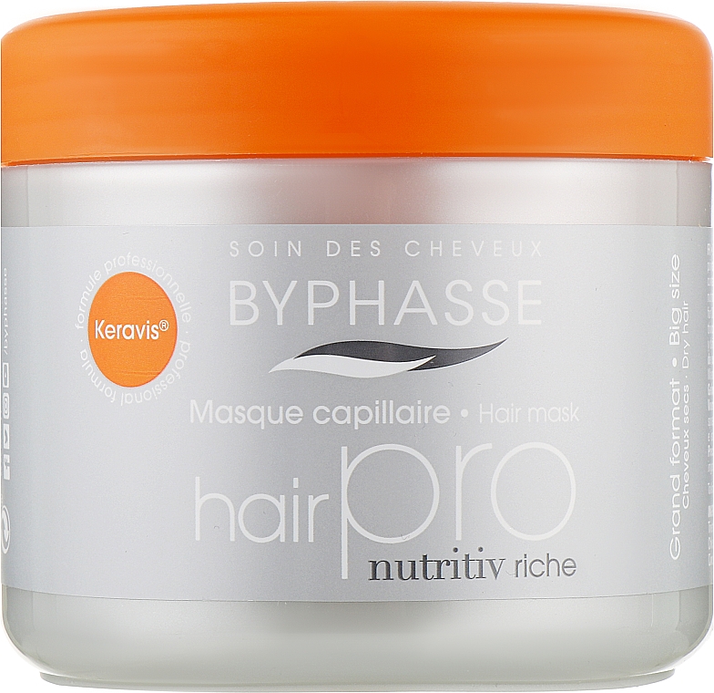 Маска питательная для сухих волос - Byphasse Hair Pro Mask Nutritiv Riche