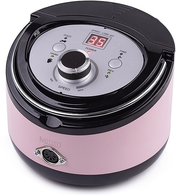 Фрезер для манікюру та педикюру ZS-606 Pink Professional на 65W/35000 об. + 6 покращених фрез - Nail Drill