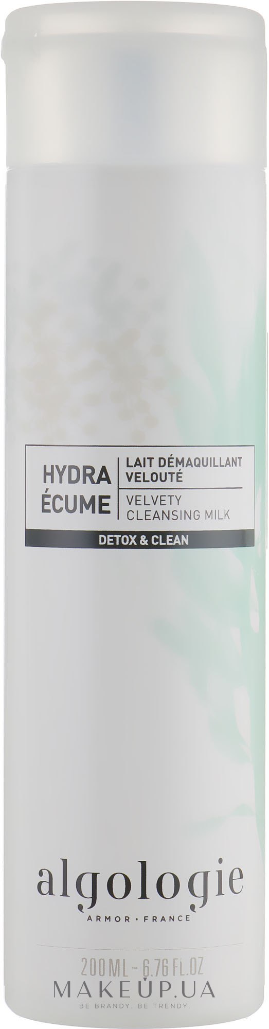 Молочко очищувальне оксамитове - Algologie Detox & Clean Velvety Cleansing Milk — фото 200ml