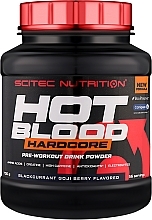 Предтренировочный комплекс - Scitec Nutrition Hot Blood Hardcore Blackcurrant Goji Berry — фото N2