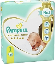 Підгузки Pampers Premium Care Newborn (2-5 кг), 78 шт. - Pampers — фото N3