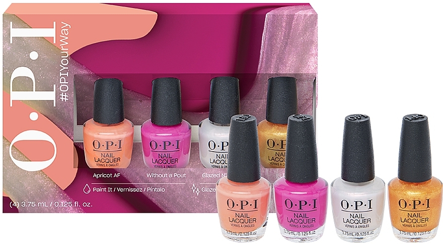 Набір - OPI Spring 2024 Your Way Collection Nail Lacquer (nail/polish/4x3,75ml) — фото N4