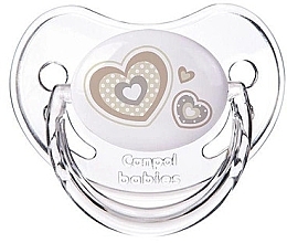 Духи, Парфюмерия, косметика Пустышка силиконовая симметричная "Newborn baby", 0-6 месяцев, бежевая - Canpol Babies