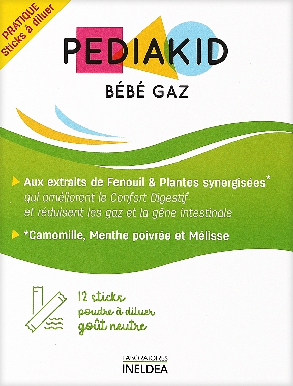 Стики для снятия вздутия живота - Pediakid Bebe Gaz Sticks — фото N1