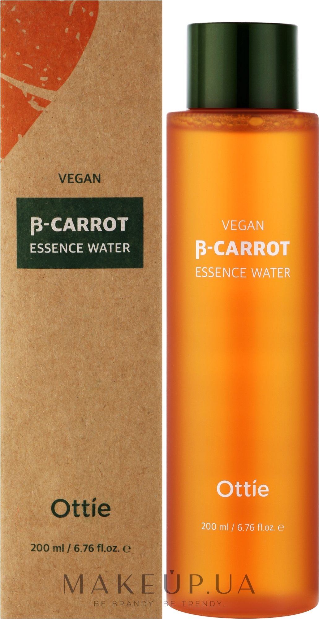 Тонер-эссенция для лица на основе органической моркови - Ottie Vegan Beta-Carrot — фото 200ml
