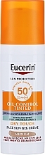 Солнцезащитный гель-крем для лица - Eucerin Oil Control Tinted Dry Touch Face Sun Gel-Cream Medium SPF50+ — фото N2