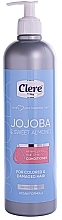 Кондиціонер для фарбованого та пошкодженого волосся «Кропива та виноград» - Clere Jojoba & Sweet Almond Conditioner — фото N1