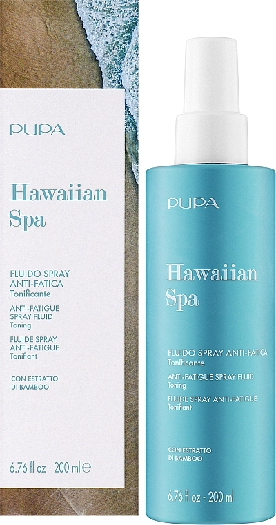 Флюїд для тіла проти стомленості - Pupa Hawaiian Spa Anti-Fatigue Spray Fluid Toning — фото N2