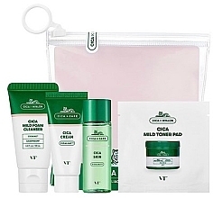 Набір - VT Cosmetics Cica Trial Kit(foam/30ml+pads/3pcs/+toner/30ml+cr/20ml) — фото N1