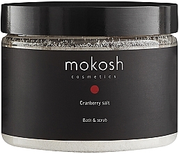 Сіль для тіла "Журавлина" - Mokosh Cosmetics Cranberry Salt — фото N1