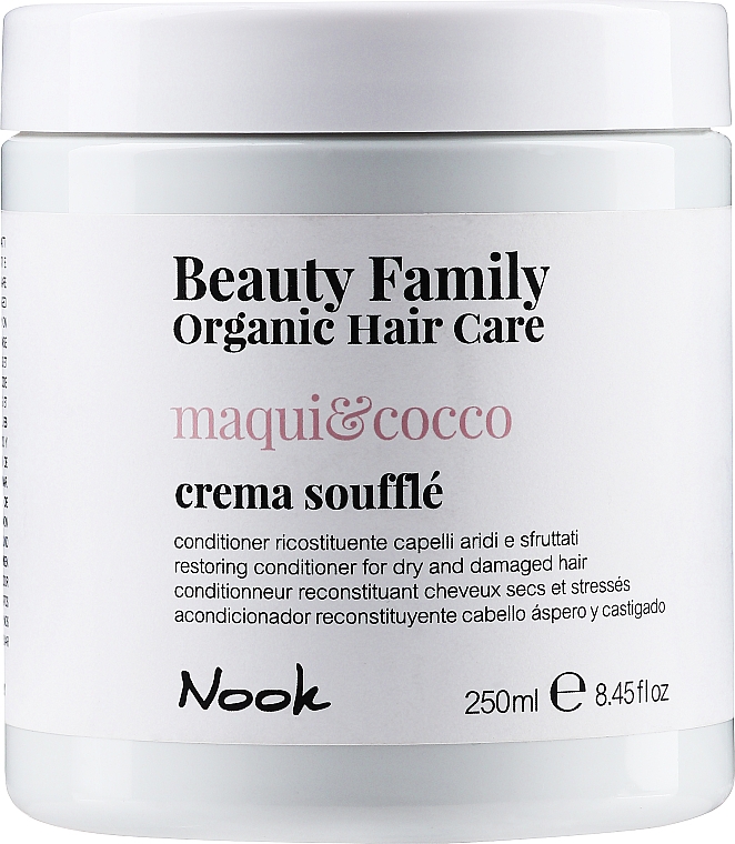 Кондиціонер для сухого й пошкодженого волосся - Nook Beauty Family Organic Hair Care
