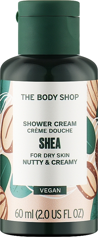 Крем-гель для душу "Ші" - The Body Shop Shea Butter Shower Cream (міні) — фото N2