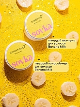 Твердый шампунь - Sovka Skincare Banana Milk Shampoo — фото N3