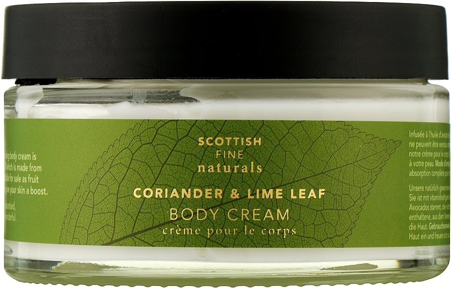 Крем для тіла "Коріандр і листя лайма" - Scottish Fine Soaps Naturals Coriander & Lime Leaf Body Cream — фото N1