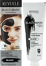 Моментальна експрес-маска для обличчя - Revuele Express Detox Black Mask — фото N2