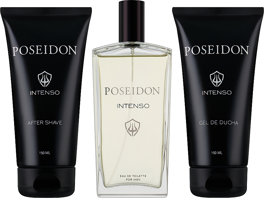 УЦІНКА Instituto Espanol Poseidon Intenso - Набір (edt/150ml + sh/gel/150ml + ash/balm/150ml) * — фото N2