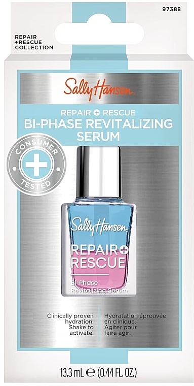 Двухфазная восстанавливающая сыворотка для ногтей - Sally Hansen Repair + Rescue Bi-Phase Revitalizing Serum — фото N2