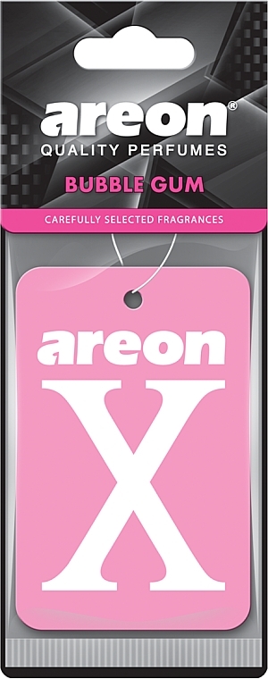 Ароматизатор "Жувальна гумка"  - Areon X Quality Perfumes Bubble Gum — фото N1