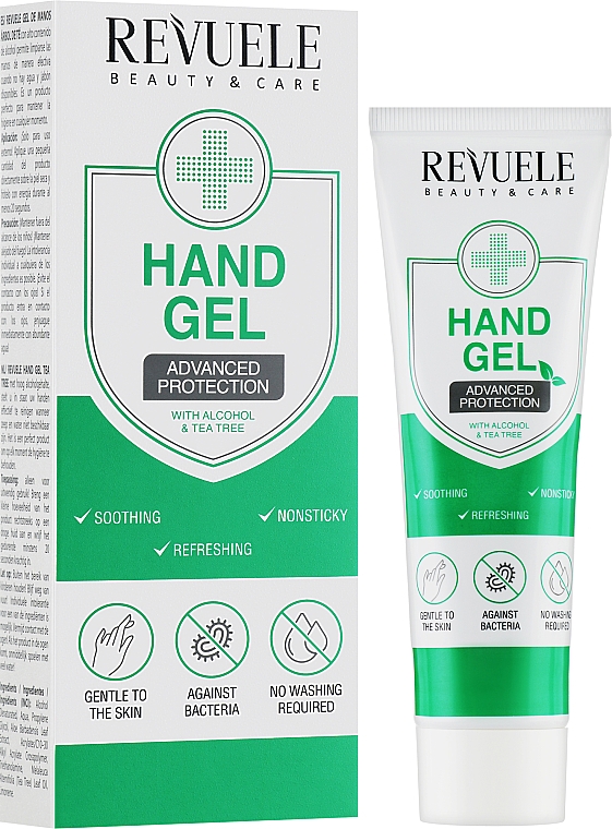 Антибактериальный гель для рук "Чайное дерево" - Revuele Hand Gel Advanced Protection Tea Tree — фото N2