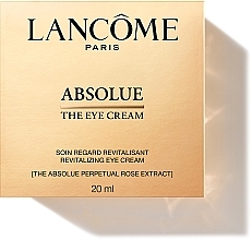 Крем для відновлення шкіри навколо очей - Lancome Absolue The Eye Cream — фото N2
