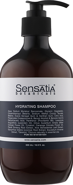 Шампунь для волос "Увлажнение" - Sensatia Botanicals Hydrating Shampoo — фото N1
