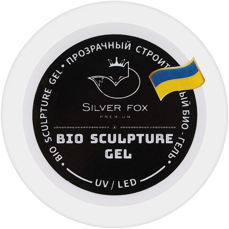 Будівельний біо-гель, прозорий - Silver Fox Premium Bio Sculpture Gel