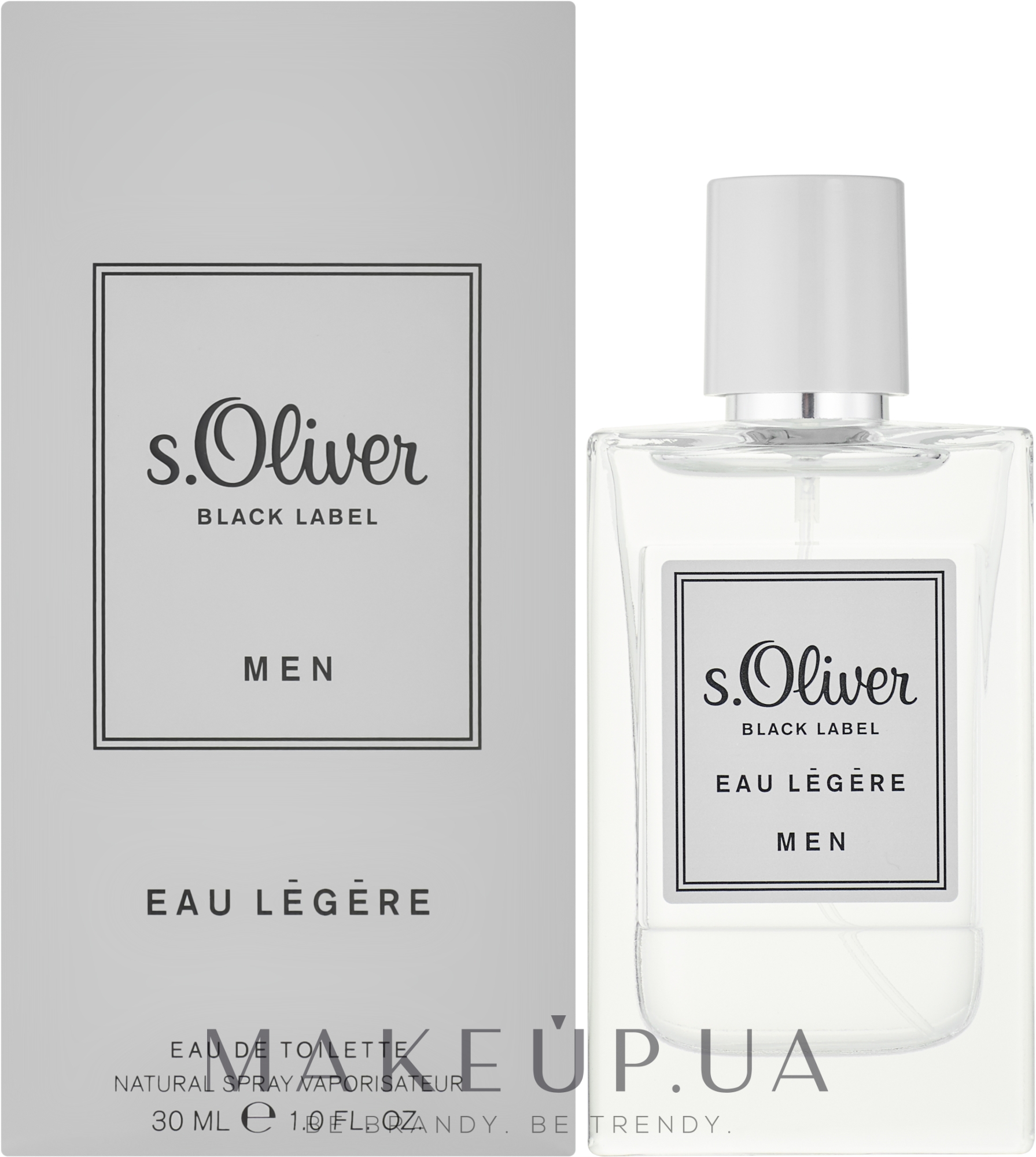 S. Oliver Black Label Eau Legere Men - Туалетна вода — фото 30ml