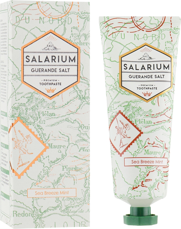 Премиальная зубная паста "Гуарандская соль" - Salarium Premium Tooth Paste Guerande Salt — фото N1