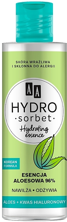 Увлажняющая эссенция для лица с алоэ - AA Hydro Sorbet Korean Formula Hydrating Essence